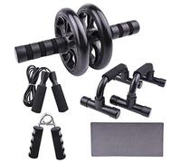 bnsggl Equipo de entrenamiento muscular para ejercicio, culturismo, entrenamiento muscular, bandas de resistencia, soporte para rueda abdominal