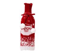 bnsggl Fundas para botellas de vino de Navidad, fundas decorativas y modernas para celebraciones festivas de Navidad, reutilizables