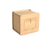 bnsggl Jaula de nido para pájaros y refugio de madera, jaula de loros, escondites de ventana pequeña para decoraciones de jaula de pájaros de tamaño pequeño