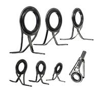 bnsggl Juego de 7 anillos de pesca de tamaño mixto para reparación de caña de pescar