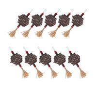 bnsggl Juguete de enriquecimiento de jaula de loro, palitos de madera, masticar para morder, juguete seguro de cuentas de madera para masticar juguete de jaula