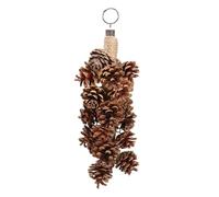 bnsggl Juguete molar interactivo para pájaros que promueve el mantenimiento de los picos y proporciona un entretenimiento extendido, juguete molar de madera natural para pájaros