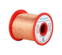 BNTECHGO Alambre magnético de 34 AWG, alambre de cobre esmaltado, alambre de bobinado magnético esmaltado, 1 libra - 0.000 pulgadas de diámetro, 1 bobina de bobina de temperatura natural de 155 ℃,