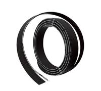 BNTECHGO Cable de cinta de silicona de calibre 26 flexible 10P negro de 5 pies, cable plano de 26 AWG, alambre de cobre estañado trenzado para RC, bricolaje, Arduino y cableado eléctrico