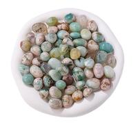 BNUTFRDD Cristal Natural Cristal Verde Flor De Cerezo Ágata Rolling Stone Gran Partícula Fragante Aromaterapia Piedra Pecera Paisaje Desgaussing Piedra Fábrica Al por Mayor Piedras(2-3cm/500g)