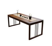 BNUTFRDD Escritorios Mesa de té China Madera Maciza, Mesa Zen Sencilla y Moderna for Oficina, Escritorio for Ordenador Dormitorio en casa Mesa para Manualidades(180 * 80 * 75cm)