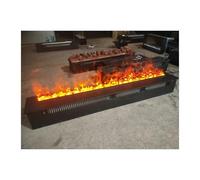BNUTFRDD Fuego Falso Chimenea eléctrica 3D de vapeur de Agua con Control Remoto y Tres Colores cambiantes. Muebles de Sala(90cm)