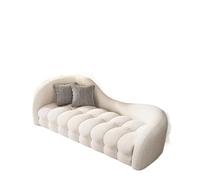 BNUTFRDD Sofás para la Sala de Estar Sofá Color Crema De Malvavisco, Pequeño Apartamento, Estilo Moderno, Sala Estar(210CM)
