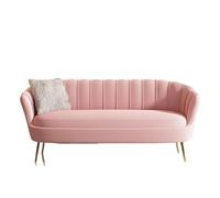 BNUTFRDD Sofás para la Sala de Estar Sofá Dormitorio Doble Nórdico Pequeño Apartamento Ligero Sala De Estar Lujo Tienda Ropa For Tres Personas(2,180cm)