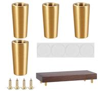 BnyHjir Patas de silla de repuesto, patas para sofá, almohadillas antideslizantes resistentes para reducción de ruido, elevar el soporte móvil, azulejos, patio, dormitorio