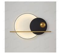 BNZCZY Apliques De Pared Nórdicos para Sala De Estar,luz Decorativa De Pared De Fondo De Sofá,lámpara De Pared De Lectura Creativa Junto A La Cama,Ajustable En Tres C(Size:25.6in*16.5in,Color:Negro)