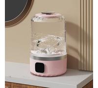 BNZCZY Mini Lavadora portátil con 2 Modos de Lavado, Limpieza 360° Completamente Cerrada, compacta y Ligera, para Viajes, dormitorios, Apartamentos(Size:131 * 215mm/5.15 * 8.46in,Color:Rosa)