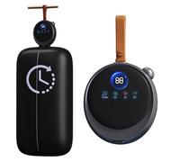 BNZCZY Secador de Ropa portátil, secador Compacto Plegable con Temporizador y Bolsa de Secado, solución de Secado rápido para apartamento, Autocaravana, Viajes(Color:Gris)