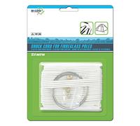 Bo-Camp - Accesorios para Tienda de campaña, elástico, 13,6 m, Anillas de fijación, Color Blanco