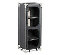 Bo-Camp 1693634 Armario de lavandería, Unisex Adulto, Antracita, 140 x 57 x 47 cm