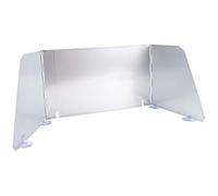 Bo-Camp - Biombo Resistente - Universal - Ajustable - Acero, Plata