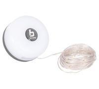 Bo-Camp - Cadena de luces - Mira - Enrollable - 8 Metro - Recargable - 150 Lumens