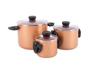 Bo-Camp - Industrial collection - Batería de cocina - Slauson - Compact 3-3 Piezas - Inducción