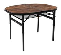 Bo-Camp - Industrial - Mesa - Woodbine - Ovalada - Modelo Maleta - 100x70 cm