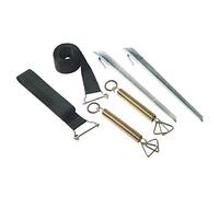 Bo-Camp - Kit de amarre - Universal - Clips - 2 Piezas de 3