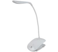 Bo-Camp - Lámpara con pinza - Táctil - Recargable - 55 Lumen