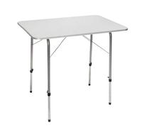 Bo-Camp - Mesa de Camping - Altura Regulable - 80x60 cm