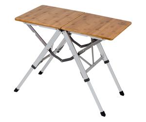 Bo-camp Mesa Plegable De Camping Richmond Bambú 70x40 Cm - Mesa De Camping MKP