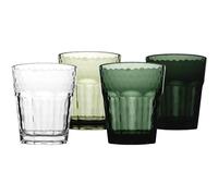 Bo-Camp Mix&Match - Juego de 4 Vasos de Viaje para Agua, Vino, 200 ml, Color Verde