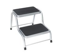 BO-CAMP No Label - Escalera de 2 peldaños para Caravana, Gris