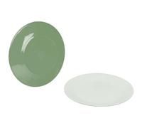 Bo-Camp - Plato Hondo - Bicolor - 4 Piezas - Verde