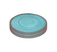 Bo-Camp - Plato Llano - Halo - 4 Piezas - Aqua
