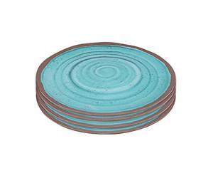 Bo-Camp - Plato Llano - Halo - 4 Piezas - Aqua