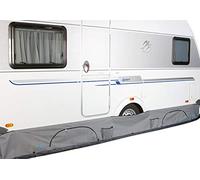 Bo-Camp - Protector contra Corrientes de Aire para caravanas - Universal Deluxe - con Compartimento de Almacenamiento
