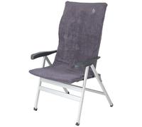 Bo-Camp - Toalla para Silla M - Universal - Tejido de Rizo Acolchado - Gris