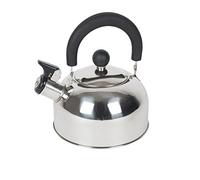 Bo-Camp Trend-Hervidor de Silbato, 1,2 L, Color Plateado