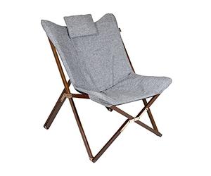 Bo-Camp - Urban Outdoor - Sillón Relax - Bloomsbury - L - Poliéster Oxford - Gris