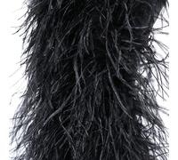 Boa de plumas de avestruz Natural de 2 metros, 1/2/4 capas, chal embellecedor de plumas de avestruz teñido, varias prendas de fiesta, decoración, bufanda de plumas