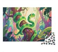 Boa Esmeralda Puzzle 1000 Piezas Selva Tropical Adultos Y Niños Entretenimiento Creativo Puzzle Regalos De Juego 1000pcs (75x50cm)