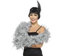 Boa Plumas Lujo Flapper Burlesque Accesorio 180cm Largo 80G Disfraz