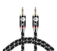 BOAACOUSTIC Jib - Cable de audio jack 3.5 macho macho para máquina de alta calidad, auriculares jack 3,5 para iPad, iPod, teléfono móvil, coche, MP3, 1 m