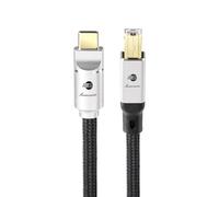 BOAACOUSTIC JIB Cable de Impresora USB C a Tipo B 2.0 Audiophiles Cable Audio DAC Decoder OTG Para MacBook Pro, iPad, ordenadores Decodificadores Tarjetas de sonido Auriculares 3.0 M