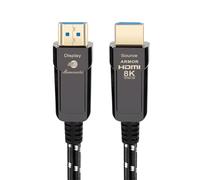 BOAACOUSTIC JIB High end 8K HDMI kabel 2.1 Glasfaser 48Gbps hohe Geschwindigkeit 8K 60Hz 4K 120Hz HDMI zu HDMI, Dynamic HDR, 3D, Langlebig, Kompatibel mit PS5, Laptop, TV, Blue Ray, 8m