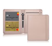 BOACAY Combinación de Porta Pasaporte y Ranura para Tarjeta de Vacuna - Billetera de Viaje y Estuche Impermeable para Mujeres, Hombres, Niños - Linda Funda de Pasaporte de Cuero de PU