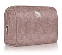 BOACAY Neceser de Maquillaje Grande, Bolsa de Aseo de Viaje, Mujer y Niña, Organizador para Bolso, Estuche para Cosméticos, Cepillos, Accesorios