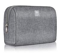 BOACAY Neceser de Maquillaje Grande, Bolsa de Aseo de Viaje, Mujer y Niña, Organizador para Bolso, Estuche para Cosméticos, Cepillos, Accesorios