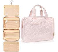 BOACAY Neceser Grande para Mujer y Niña, Bolsa de Aseo Colgante, Bolso Baño y Viaje, Organizador de Maquillaje, Kit para Cosméticos, Accesorios