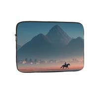 BOAIHH Bolsa ligera para computadora, exquisitas huellas sobre hierba, adecuada para viajes de negocios, trabajo, desplazamientos, Black, 15 inch