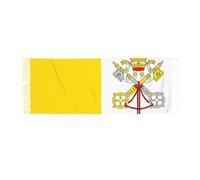BOAIHH Bufanda con flecos para mujer, 77 x 27 pulgadas, exquisito chal con estampado de la bandera del Vaticano con calidez suave y diseño plegable