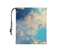 BOAIHH Calentador de cuello con patrón de cielo nublado para invierno, bufanda suave y agradable al tacto para actividades al aire libre