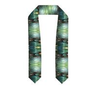 BOAIHH Chal de graduación de ángulo plano de 72 pulgadas para un pequeño puente único en el este, accesorio plegable suave y cómodo